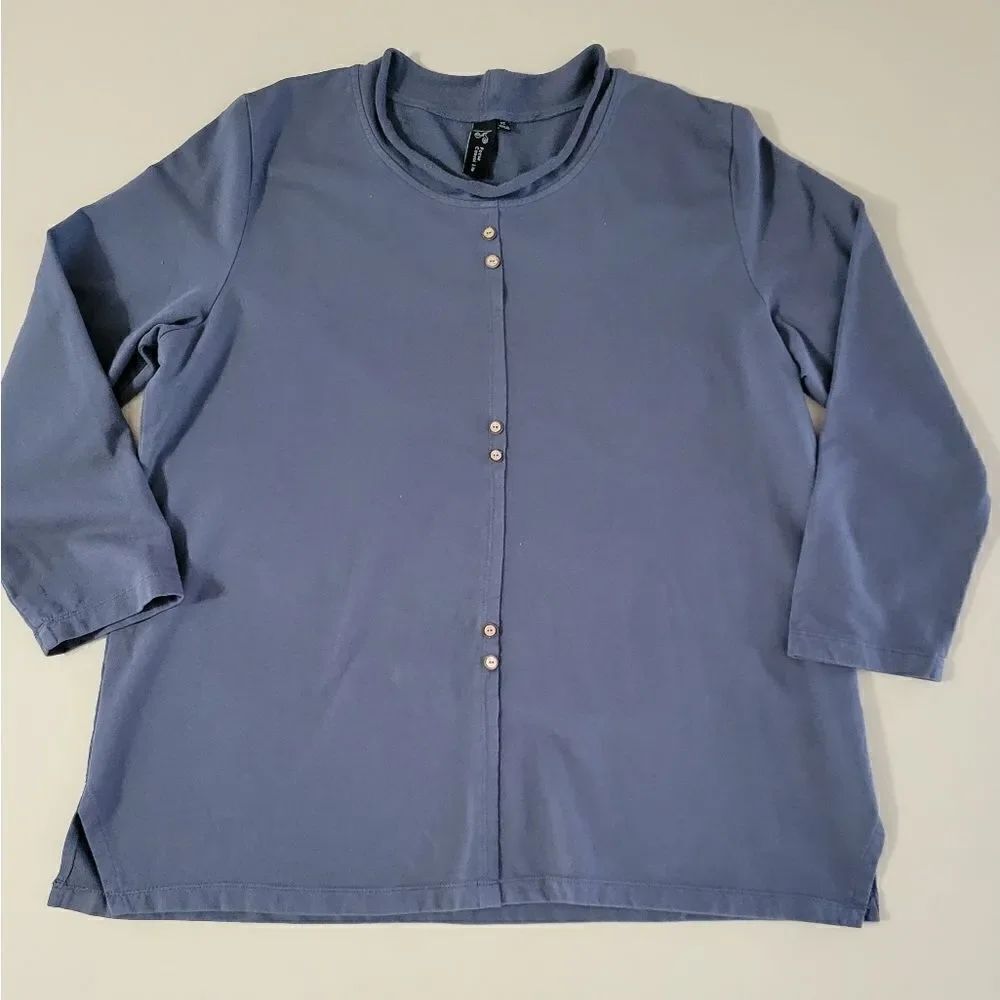 Focus Casual Life Women's Slate Blue Pullover Top
